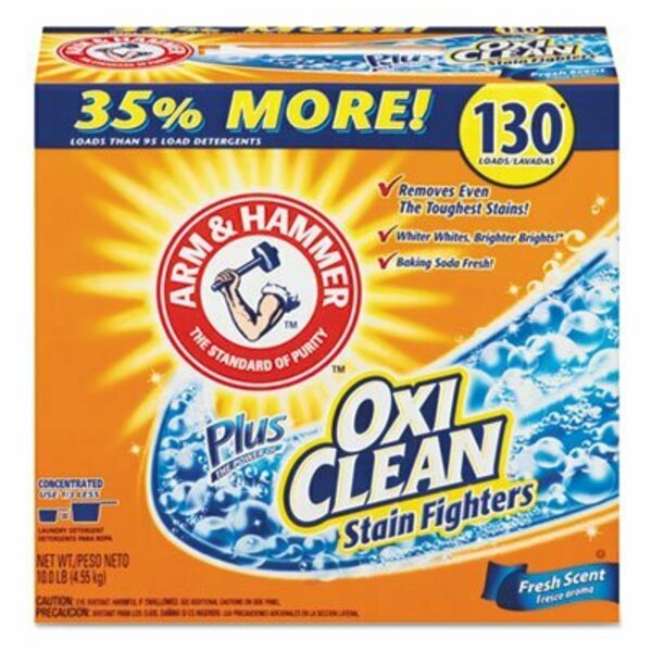 Church & Dwight Co. ArmHammer, Power Of Oxiclean Powder Detergent, Fresh, 9.92lb Box, 3PK 3320000108